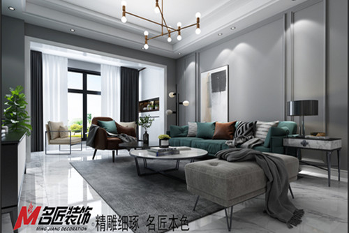 梧州市高沖街164-2號住宅樓現(xiàn)代簡約風格三居室裝修案例